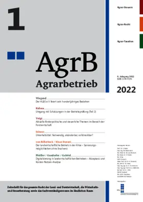 AgrB - Agrarbetrieb | HLBS Verlag | Zeitschrift | sack.de