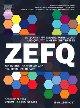 Zeitschrift fur Evidenz, Fortbildung und Qualitat im Gesundheitswesen | Urban & Fischer | Zeitschrift | sack.de
