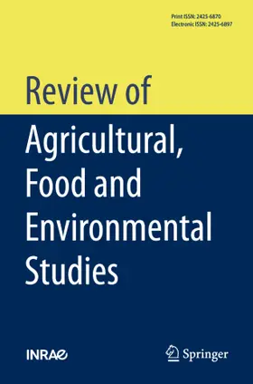 Co-Editors-in-Chief: S. Marette / R. Le Velly |  Review of Agricultural, Food and Environmental Studies | Zeitschrift |  Sack Fachmedien