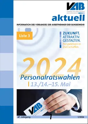 VAB Verband der Arbeitnehmer der Bundeswehr e.V. im dbb (Hrsg.) |  VAB aktuell | Zeitschrift |  Sack Fachmedien