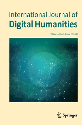  International Journal of Digital Humanities | Zeitschrift |  Sack Fachmedien