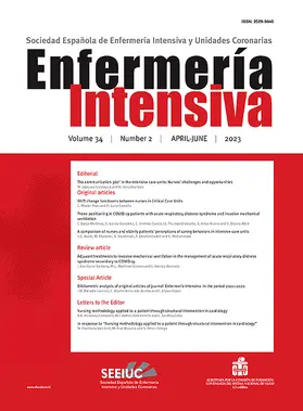 Editor-in-Chief: Pilar Delgado Hito |  Enfermeria Intensiva (English ed.) | Zeitschrift |  Sack Fachmedien