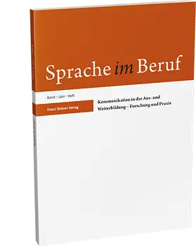 Federführender Herausgeber: Prof. Dr. Christian Efing |  Sprache im Beruf | Zeitschrift |  Sack Fachmedien