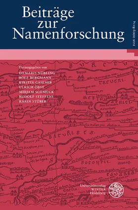 Beiträge zur Namenforschung | Universitätsverlag Winter | Zeitschrift | sack.de