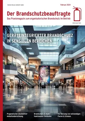 Der Brandschutzbeauftragte | Forum Verlag Herkert | Zeitschrift | sack.de