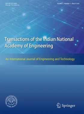  Transactions of the Indian National Academy of Engineering | Zeitschrift |  Sack Fachmedien