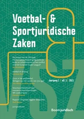 Voetbal- & Sportjuridische Zaken | Boom juridisch | Zeitschrift | sack.de