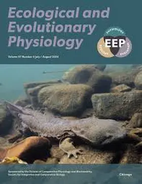  Ecological and Evolutionary Physiology | Zeitschrift |  Sack Fachmedien
