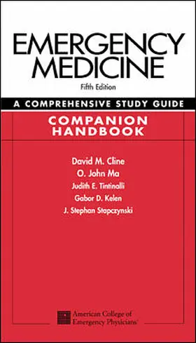 Cline / Ma / Tintinalli |  Emergency Medicine:  A Comprehensive Study Guide 5th edition Companion Handbook | Buch |  Sack Fachmedien