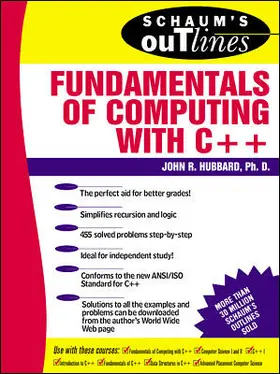 Hubbard |  SCH OUTL FUNDAMENTALS OF C++ | Buch |  Sack Fachmedien