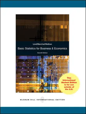 LIND |  ISE BASIC STATISTICS FOR BUSINESS AND ECONOMICS | Buch |  Sack Fachmedien