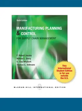 Jacobs / Berry / Vollmann |  Manufacturing Planning and Control for Supply Chain Management | Buch |  Sack Fachmedien