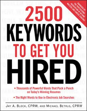 Block / Betrus |  2,500 KEYWORDS TO GET YOU HI | Buch |  Sack Fachmedien