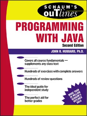 Hubbard |  Schaum's Outline of Programming with Java | Buch |  Sack Fachmedien