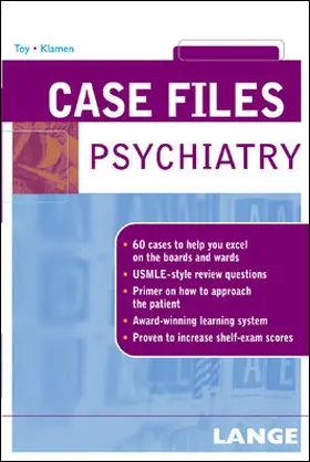 Toy / Klamen |  Case Files Psychiatry | Buch |  Sack Fachmedien