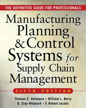 Vollmann / Berry / Whybark |  Manufacturing Planning and Control Systems for Supply Chain Management | Buch |  Sack Fachmedien