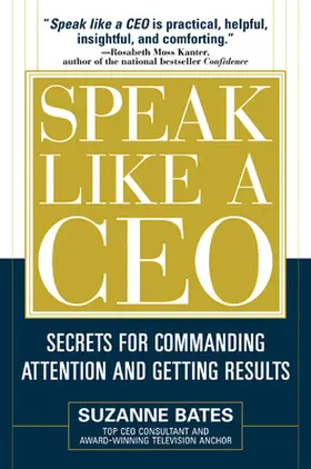 Bates |  SPEAK LIKE A CEO | Buch |  Sack Fachmedien