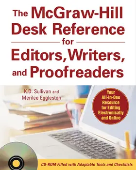 Sullivan / Eggleston |  The McGraw-Hill Desk Reference for Editors, Writers, and Proofreaders(book + CD-Rom) | Buch |  Sack Fachmedien