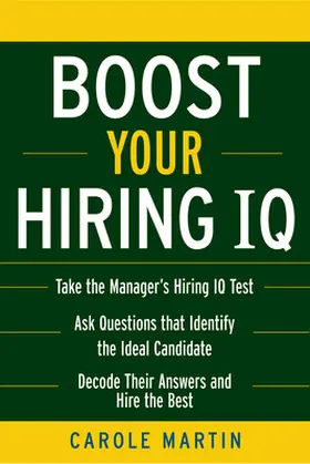 Martin |  Boost Your Hiring IQ | Buch |  Sack Fachmedien