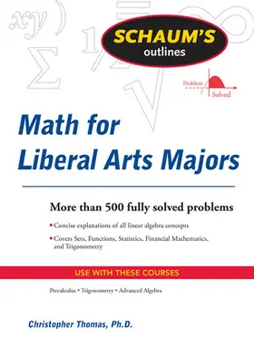 Thomas |  Math for Liberal Arts Majors | Buch |  Sack Fachmedien