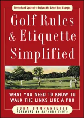 Companiotte |  Golf Rules and Etiquette Simplified | Buch |  Sack Fachmedien
