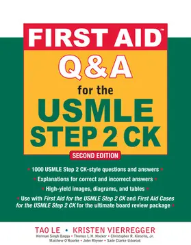 Le / Vierregger |  FIRST AID Q&A USMLE CK 2E | Buch |  Sack Fachmedien
