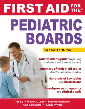Le / Lam / Rabizadeh |  First Aid for the Pediatric Boards, Second Edition | Buch |  Sack Fachmedien
