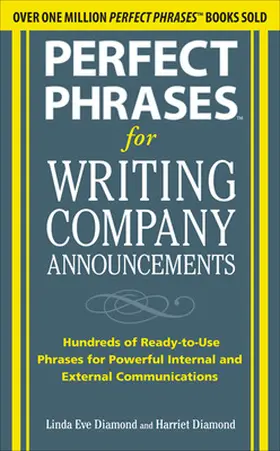 Diamond |  Perfect Phrases for Writing Company Announcements | Buch |  Sack Fachmedien