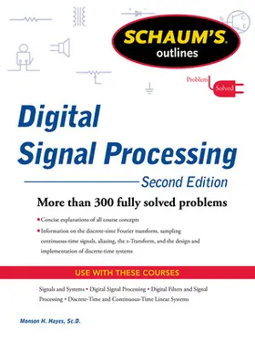Hayes |  SO DGTL SGNL PROCESSNG 2E | Buch |  Sack Fachmedien