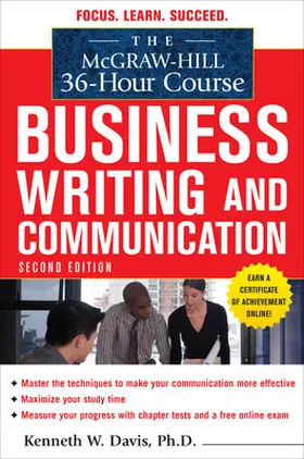 Davis |  The McGraw-Hill 36-Hour Course in Business Writing and Communication, Second Edition | Buch |  Sack Fachmedien