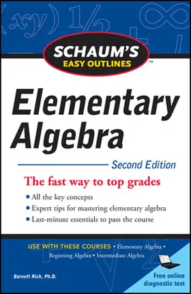 Rich |  Schaum's Easy Outline of Elementary Algebra, Second Edition | Buch |  Sack Fachmedien