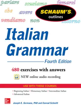 Germano / Schmitt |  SOS ITALIAN GRAMMAR 4E | Buch |  Sack Fachmedien