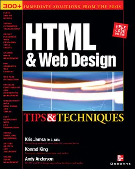 Jamsa / King / Anderson |  HTML & Web Design Tips & Techniques | Buch |  Sack Fachmedien