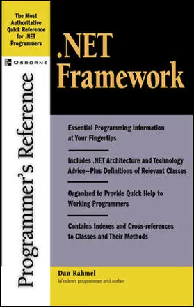 Rahmel |  .Net Framework Programmer's Reference | Buch |  Sack Fachmedien