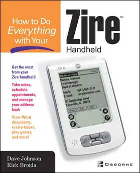 Broida / Johnson |  How to Do Everything with Your Zire Handheld | Buch |  Sack Fachmedien