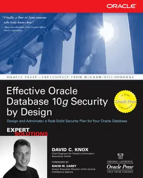 Knox |  Effective Oracle Database 10g Security by Design | Buch |  Sack Fachmedien