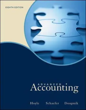Hoyle / Schaefer / Doupnik | Advanced Accounting | Buch | 978-0-07-299188-8 | www2.sack.de