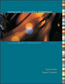 Yacht / Crosson |  Computer Accounting Essentials Using QuickBooks | Buch |  Sack Fachmedien