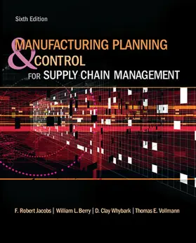 Jacobs / Berry / Whybark |  Manufacturing Planning and Control for Supply Chain Management | Buch |  Sack Fachmedien