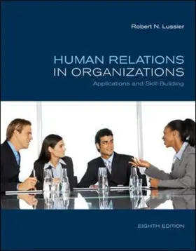 Lussier | Human Relations in Organizations | Buch | 978-0-07-338153-4 | sack.de