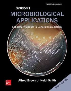 Brown / Smith |  Benson's Microbiological Applications, Laboratory Manual in General Microbiology, Short Version | Buch |  Sack Fachmedien