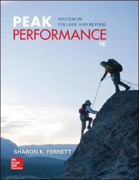Ferrett |  Peak Performance: Success in College and Beyond | Buch |  Sack Fachmedien