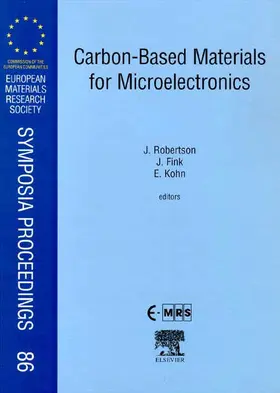 Robertson / Fink / Kohn |  Carbon-Based Materials for Micoelectronics | Buch |  Sack Fachmedien