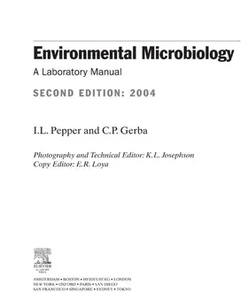 Pepper / Gerba / Brendecke |  Environmental Microbiology | eBook | Sack Fachmedien