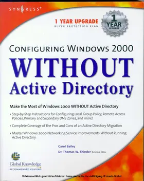 Syngress | Configuring Windows 2000 without Active Directory | E-Book | sack.de
