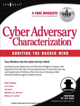 Sachs / Parker / Shaw |  Cyber Adversary Characterization | eBook | Sack Fachmedien