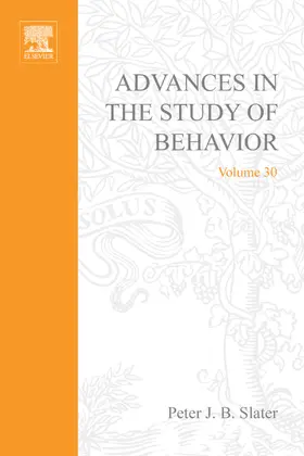  Advances in the Study of Behavior | eBook | Sack Fachmedien
