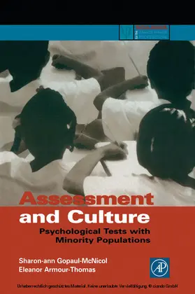 Gopaul McNicol / Armour-Thomas |  Assessment and Culture | eBook | Sack Fachmedien