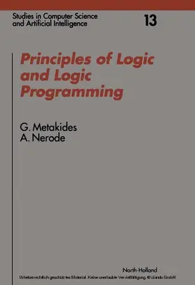 Metakides / Nerode |  Principles of Logic and Logic Programming | eBook | Sack Fachmedien