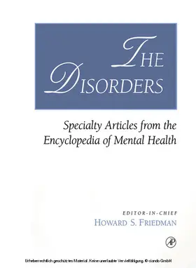 Friedman |  The Disorders | eBook | Sack Fachmedien